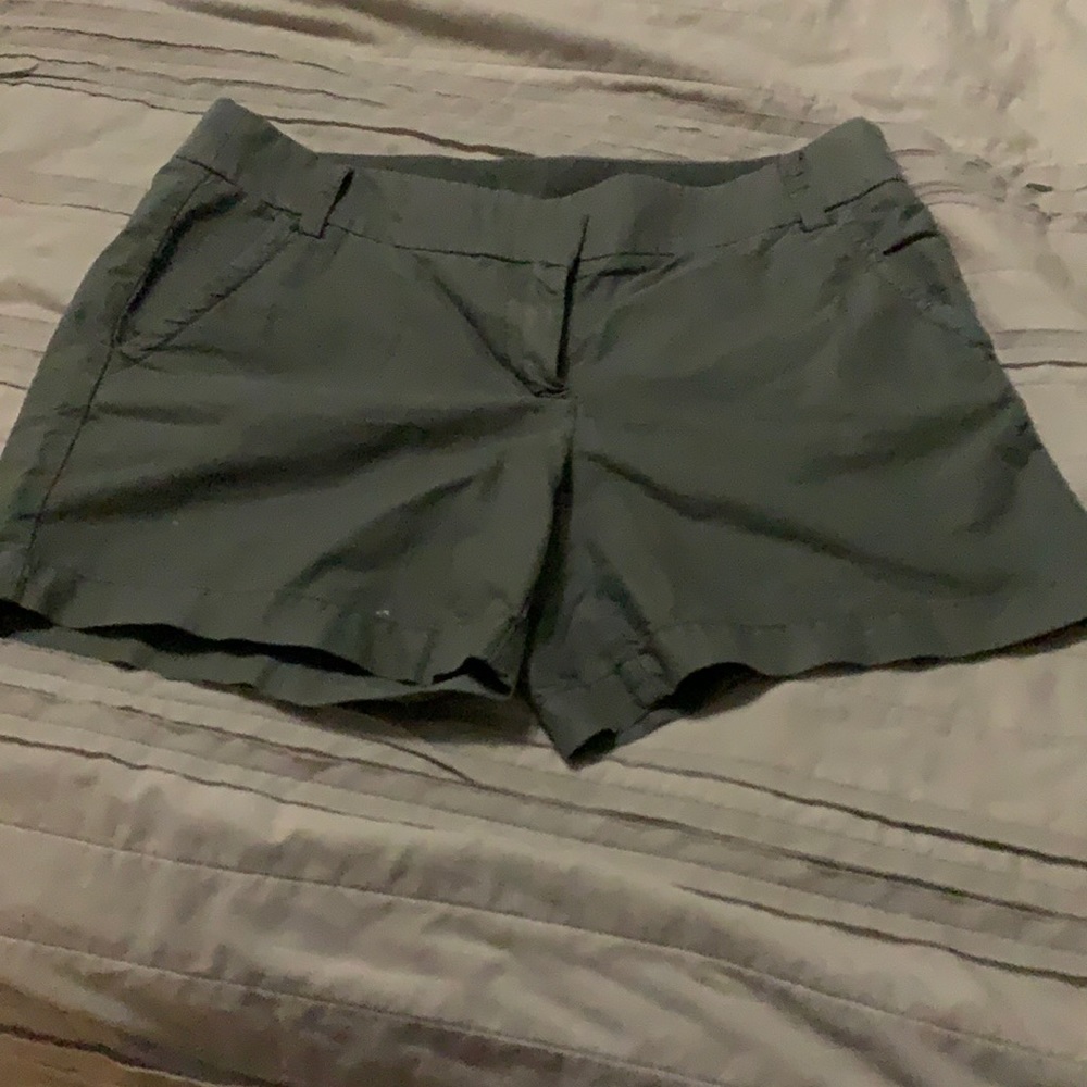 J Crew olive green shorts